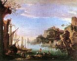 Harbour with Ruins